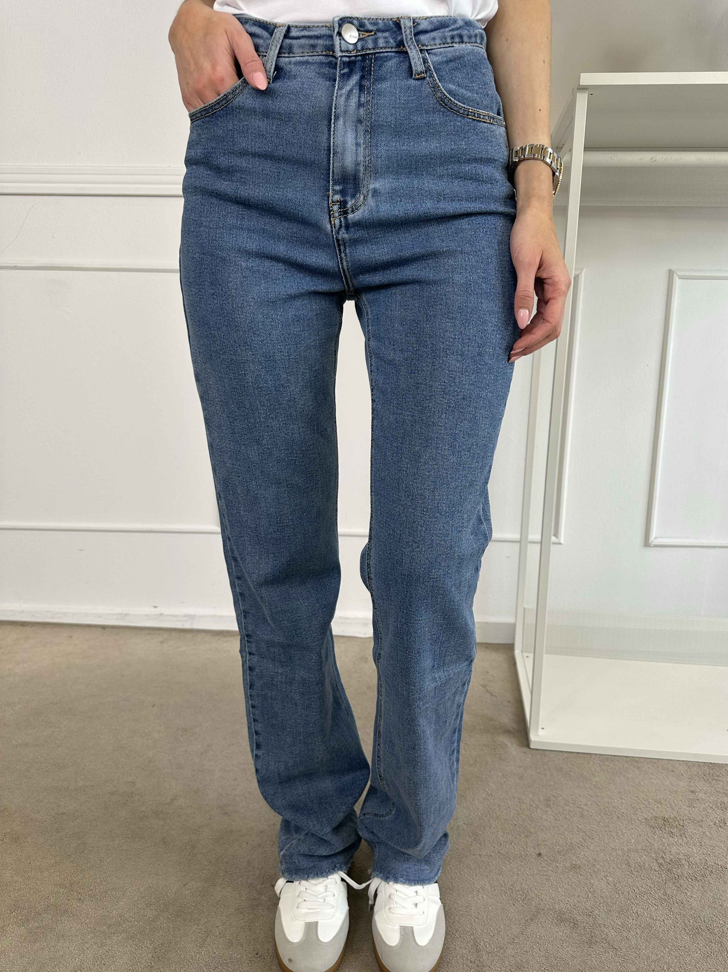 Jenna - Jeans med stræk og ekstra lange ben